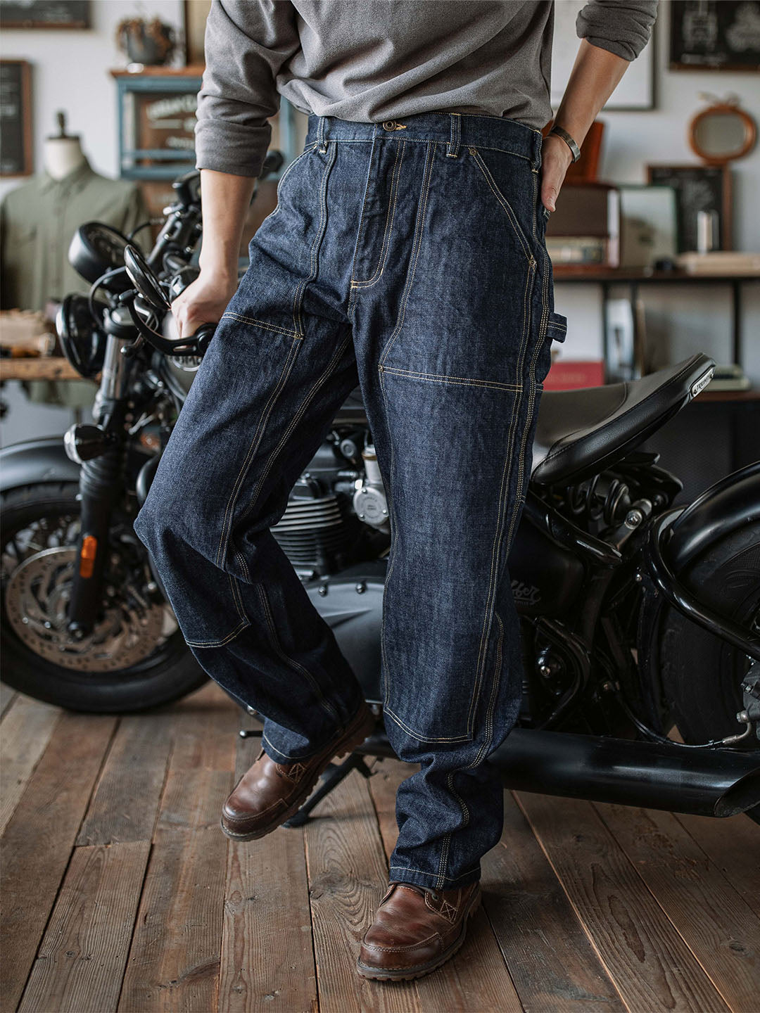 Men's Selvedge Carpenter Jeans