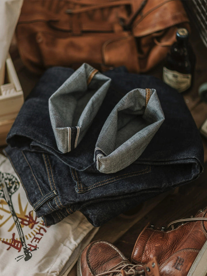 Jeans aus 14oz Indigo Selvedge Denim