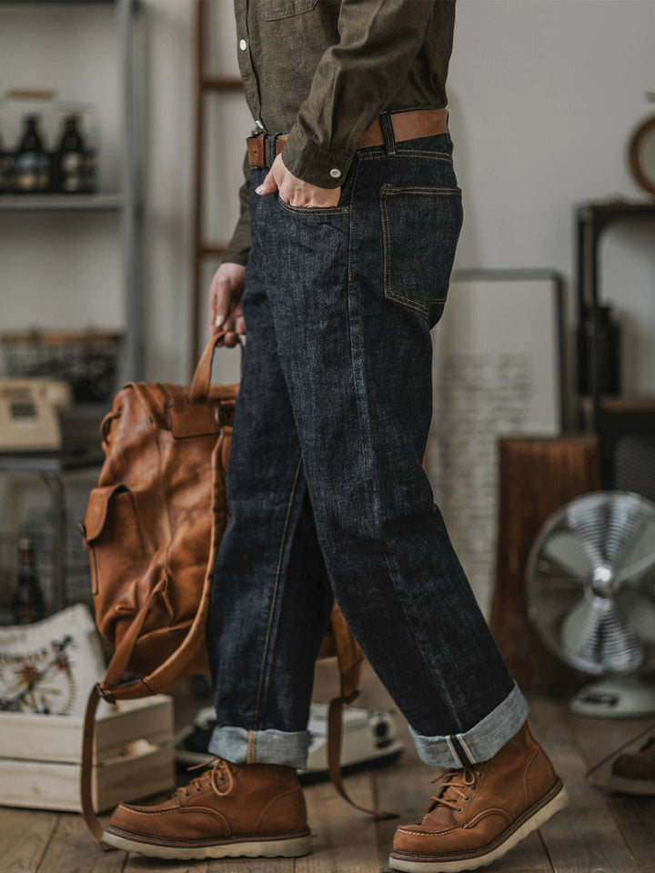 Jeans aus 14oz Indigo Selvedge Denim