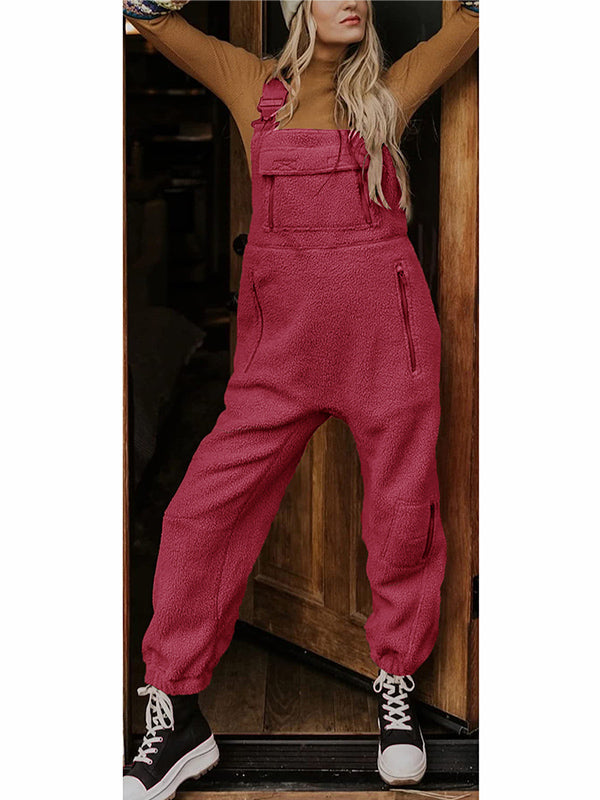 Peto térmico de polar para mujer con bolsillos con cremallera