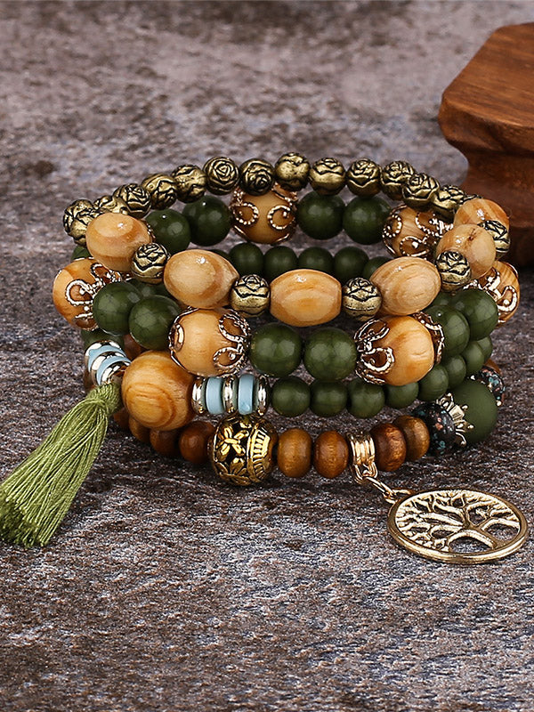 Baum des Lebens-Perlen-Armband-Set