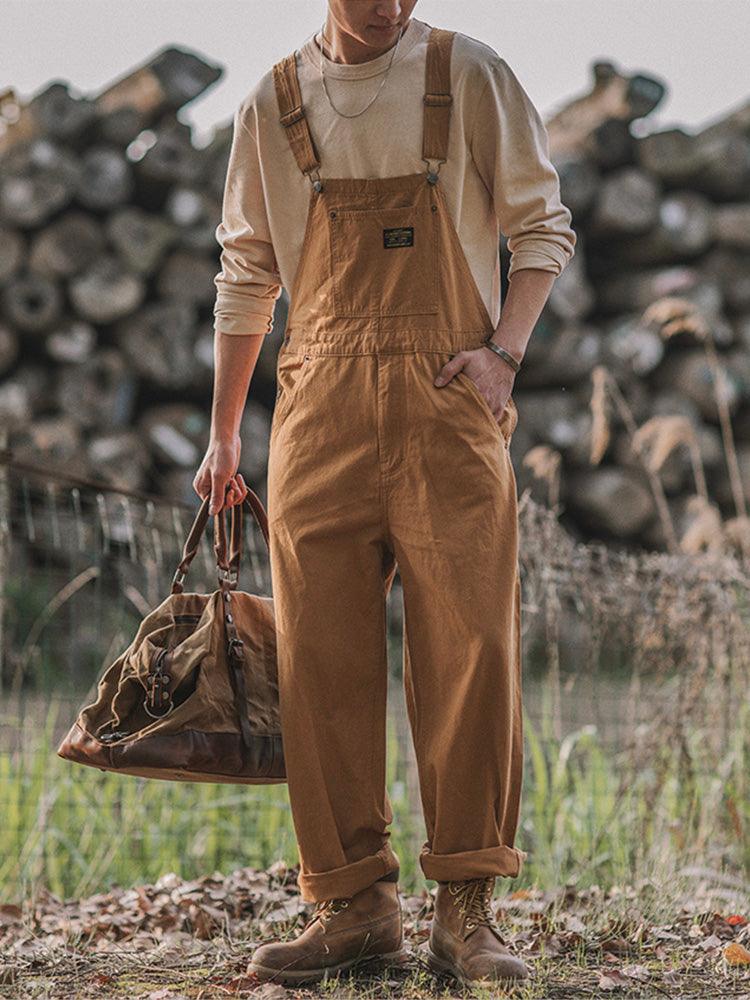 Unisex Vintage Canvas Overalls